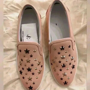 NWIB Jimmy Choo Studded star slip on sneakers sz 42.5
